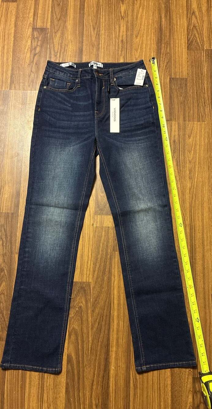 Vigoss Ace Straight Leg Jeans Dark Wash